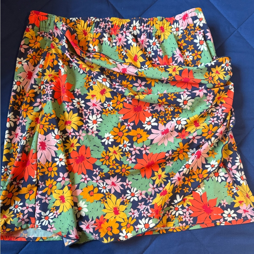 Toad&Co Multicolor Floral Skirt
